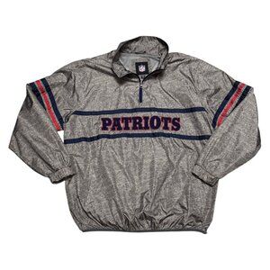 New England Patriots NFL Football Lightweight Splash Team Jacket Mens 2XL